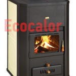 Salamandra ECOCALOR Lenha 24Kw Aquecimento Central