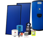 Kit Solar Forçado 300L Inox