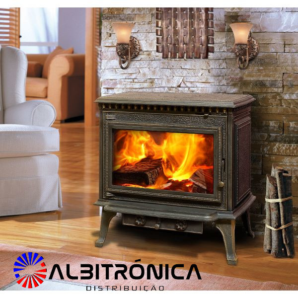 Salamandra Lenha Ferro Fundido ECOCALOR 14Kw